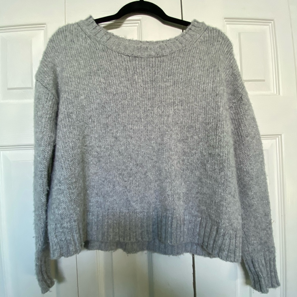 american eagle cropped sweater